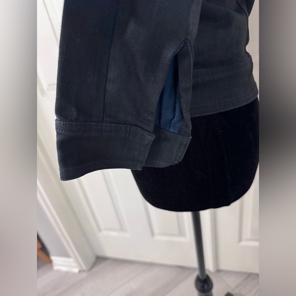 Stoned Immaculate Denim Jacket Sz XS Womens Fitted Boho Party Concert City Sexy - Picture 7 of 11